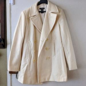 Banana Republic cream coat
